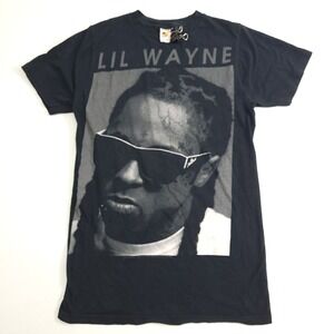 Lil Wayne‎ Rapper Sunglasses Photo Black Dark Shades Men's T-Shirt Sz S (2012)